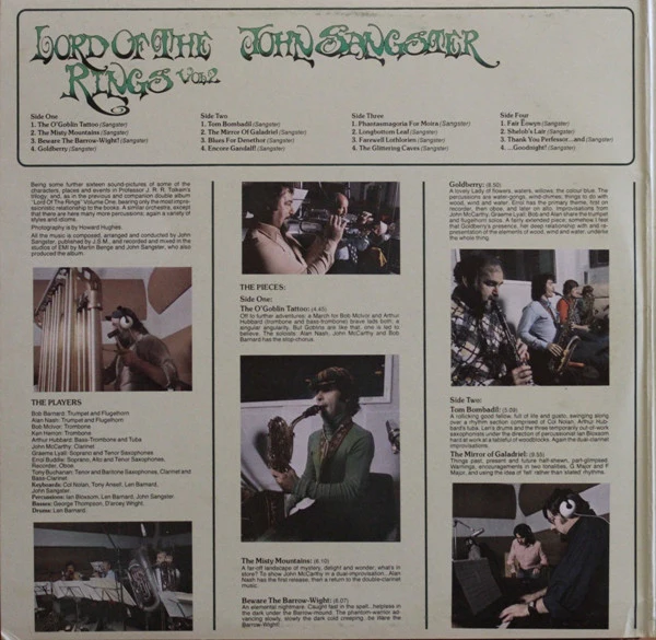 John Sangster – Lord Of The Rings Vol. 2 (VG+/VG+) – 2xLP, AU 1976 - Image 3