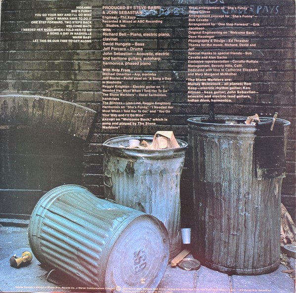 John Sebastian – Welcome Back (VG+/VG+) – LP, AU 1976 - Image 2