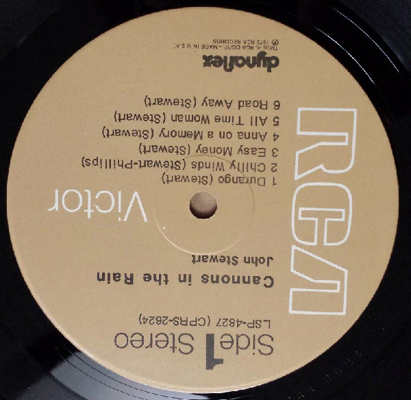 John Stewart – Cannons In The Rain (VG/VG+) – LP, US 1975 - Image 3