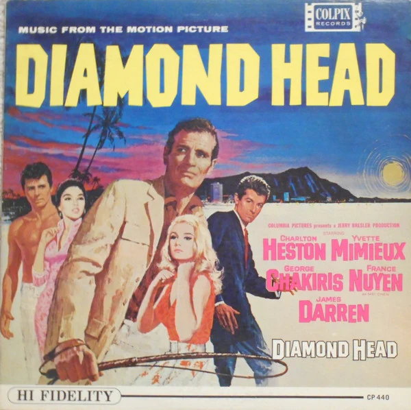 John Williams – Diamond Head (Music From The Motion Picture) (VG+/VG+) – LP, US 1963