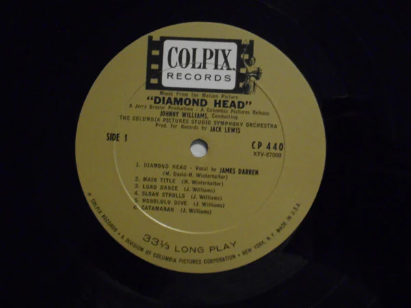 John Williams – Diamond Head (Music From The Motion Picture) (VG+/VG+) – LP, US 1963 - Image 3