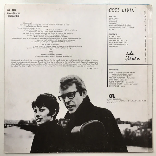 John Ylvisaker – Cool Livin' (VG+/VG) – LP, UK 1967 - Image 2