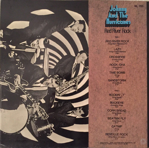Johnny And The Hurricanes – Red River Rock (VG+/E) – LP, DE 1973 - Image 2
