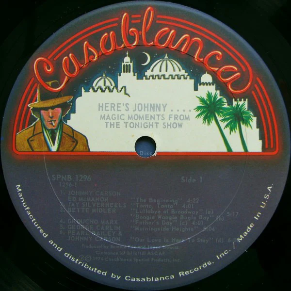 Johnny Carson – Here's Johnny.... Magic Moments From The Tonight Show (VG+/VG+) – 2xLP, US 1974 - Image 3