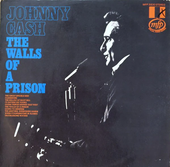 Johnny Cash – The Walls Of A Prison (VG+/VG+) – LP, AU