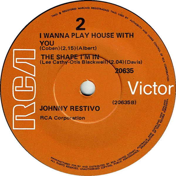 Johnny Restivo – Oh Johnny! (VG+/VG+) – 7", AU 1980 - Image 4