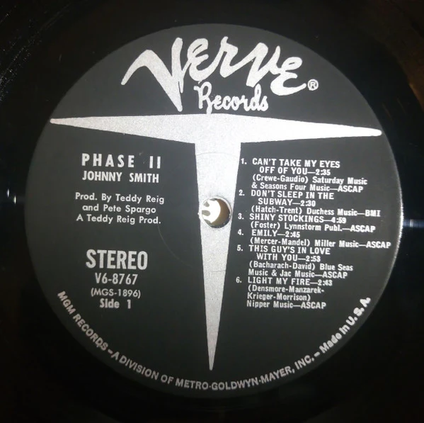 Johnny Smith – Phase II (VG+/VG+) – LP, US 1968 - Image 3