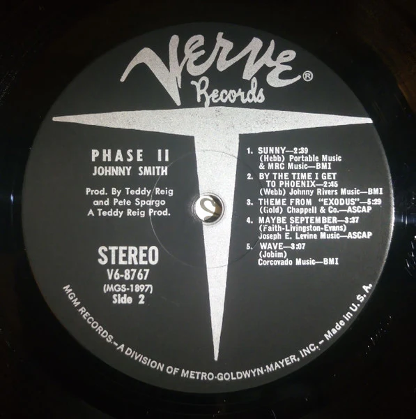 Johnny Smith – Phase II (VG+/VG+) – LP, US 1968 - Image 4