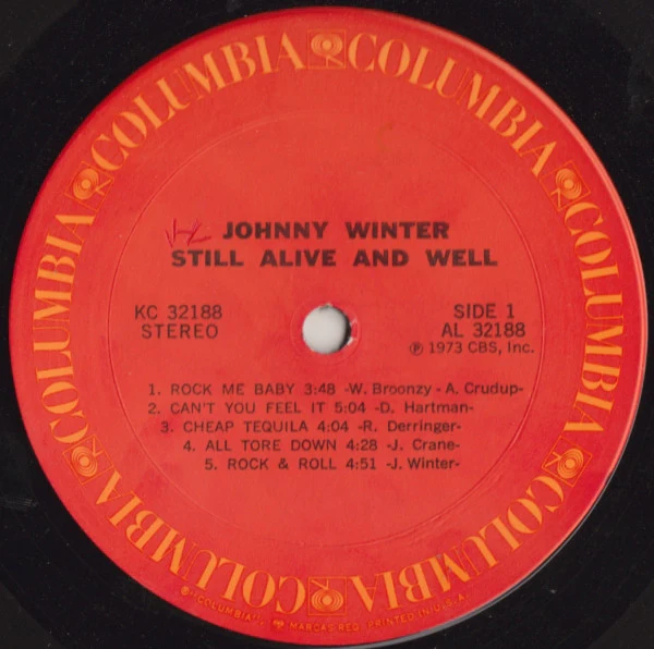 Johnny Winter – Still Alive And Well (VG/VG+) – LP, US 1973 - Image 5
