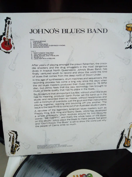 Johno's Blues Band – Don't Knock The Blues (VG+/VG+) – LP, AU 1988 - Image 2