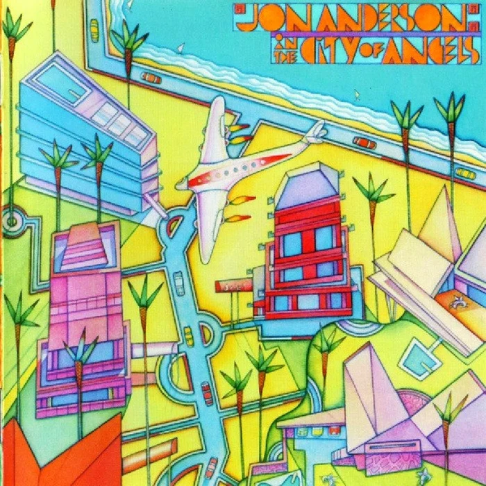 Jon Anderson – In The City Of Angels (VG+/VG+) – LP, US 1988