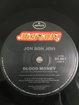Jon Bon Jovi – Miracle (VG+/Generic) – 7", AU 1990 - Image 3