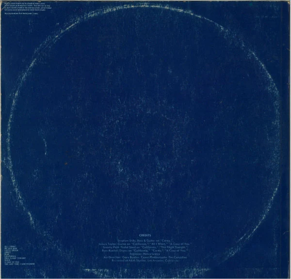 Joni Mitchell – Blue (VG+/VG) – LP, AU 1971 - Image 2