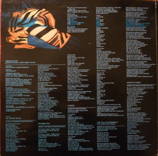 Joni Mitchell – Chalk Mark In A Rain Storm (VG+/VG+) – LP, AU 1988 - Image 3