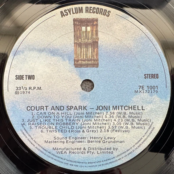 Joni Mitchell – Court And Spark (VG/VG) – LP, AU 1974 - Image 6