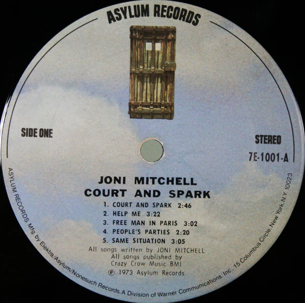 Joni Mitchell – Court And Spark (VG/VG+) – LP, US 1974 - Image 5