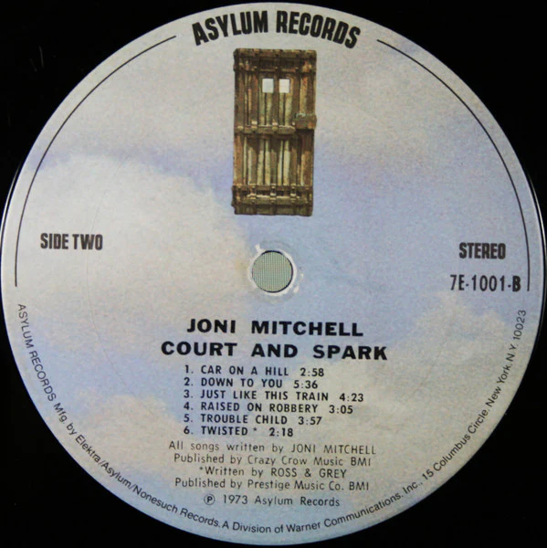 Joni Mitchell – Court And Spark (VG/VG+) – LP, US 1974 - Image 6