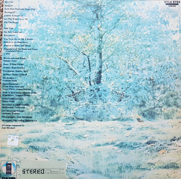 Joni Mitchell – For The Roses (VG+/VG+) – LP, AU 1972 - Image 2