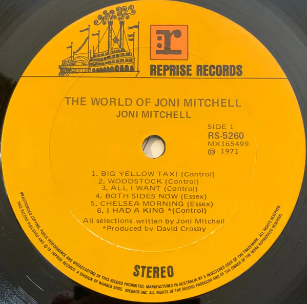 Joni Mitchell – The World Of Joni Mitchell (VG+/VG+) – LP, AU 1971 - Image 4