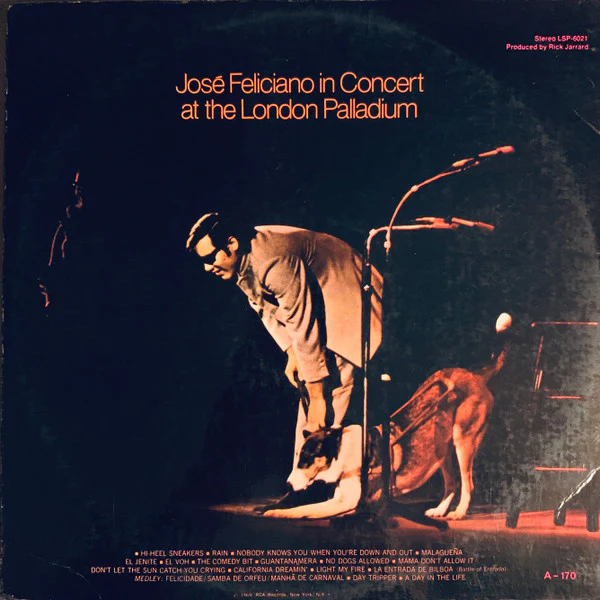 José Feliciano – Alive Alive-O! (VG+/VG+) – 2xLP, AU 1969 - Image 3
