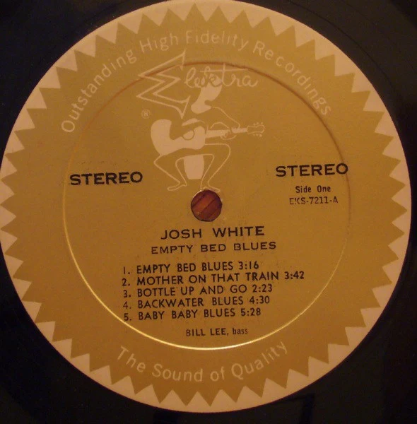 Josh White – Empty Bed Blues (VG/VG+) – LP, US 1962 - Image 4