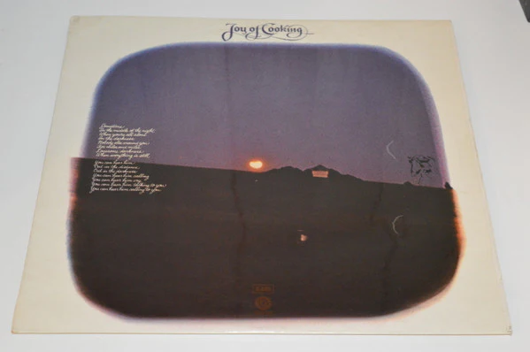 Joy Of Cooking – Joy Of Cooking (VG/VG) – LP, UK 1971