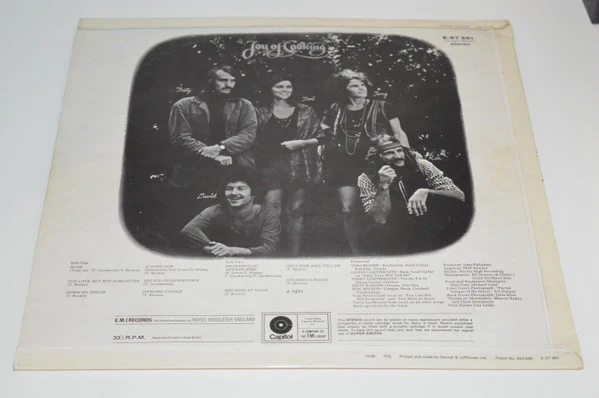 Joy Of Cooking – Joy Of Cooking (VG/VG) – LP, UK 1971 - Image 2