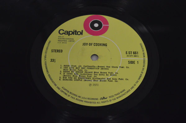 Joy Of Cooking – Joy Of Cooking (VG/VG) – LP, UK 1971 - Image 3