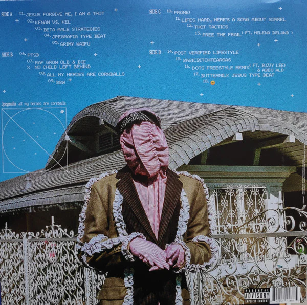 JPEGMAFIA – All My Heroes Are Cornballs (VG+/VG+) – 2xLP, US 2019 - Image 2