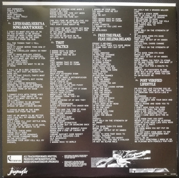 JPEGMAFIA – All My Heroes Are Cornballs (VG+/VG+) – 2xLP, US 2019 - Image 8
