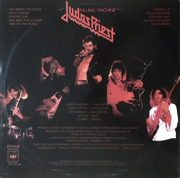 Judas Priest – Killing Machine (VG+/VG+) – LP, AU 1978 - Image 2