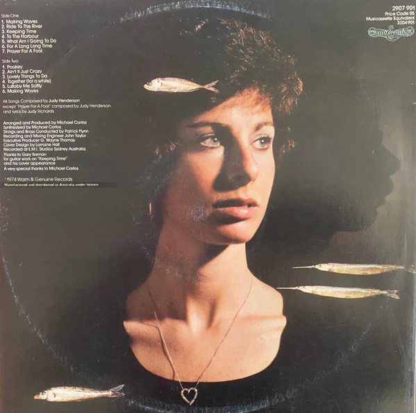 Judy Henderson – Making Waves (E/VG+) – LP, AU 1974 - Image 2