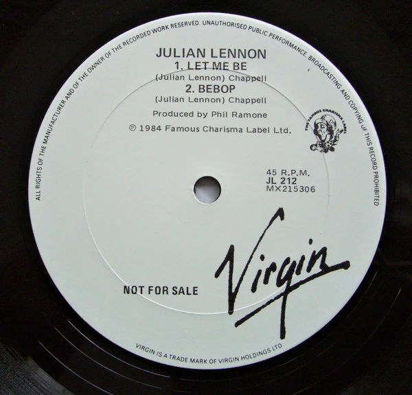 Julian Lennon – Valotte (VG+/VG+) – 12", AU 1984 - Image 4