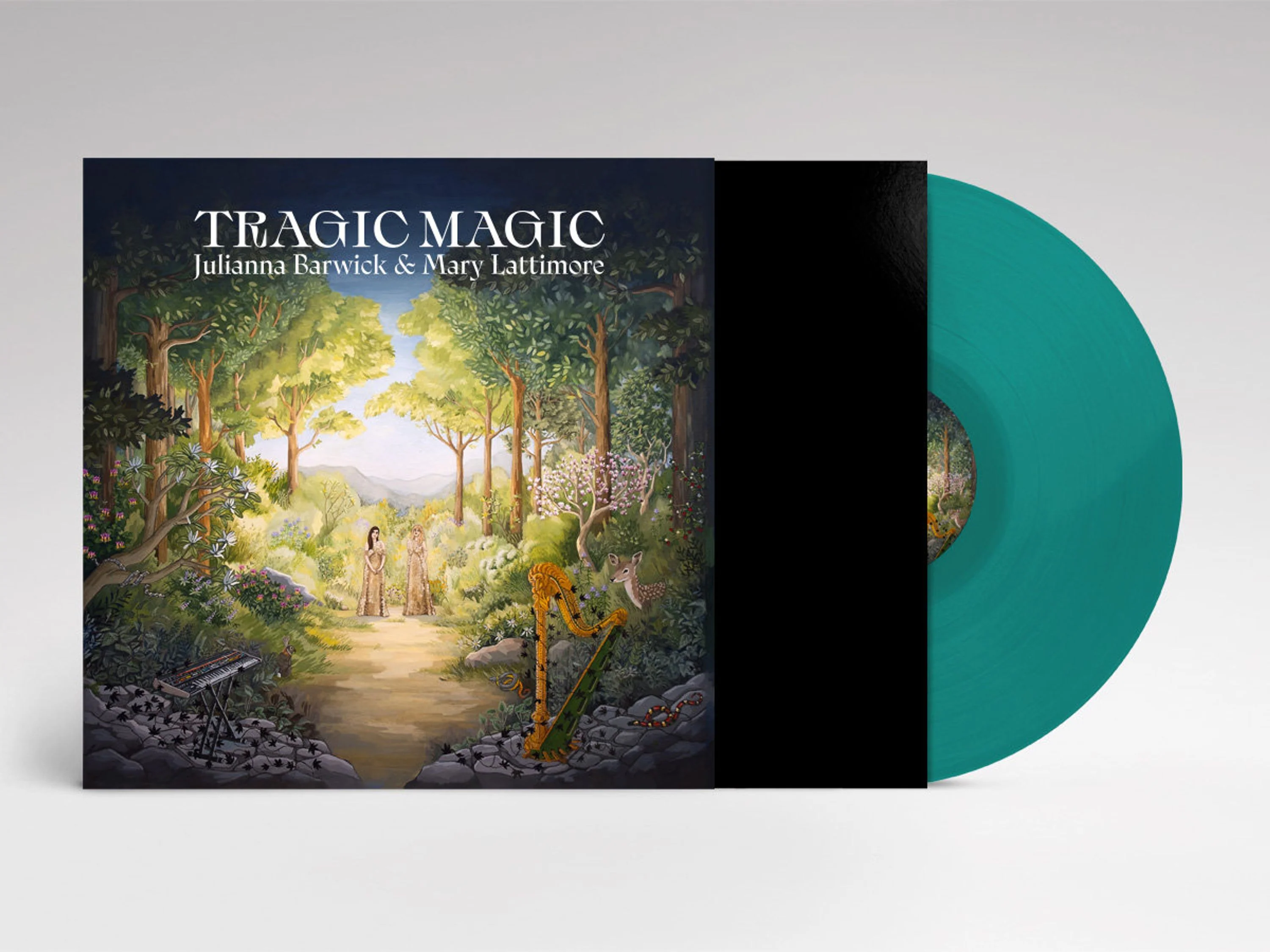 Julianna Barwick, Mary Lattimore – Tragic Magic (Green Vinyl) - Image 2
