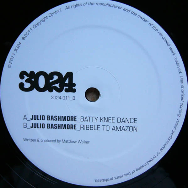 Julio Bashmore – Batty Knee Dance (VG/VG) – 12", UK 2011 - Image 4
