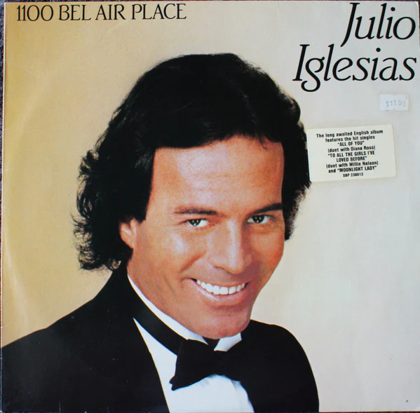 Julio Iglesias – 1100 Bel Air Place (VG+/VG+) – LP, AU 1984