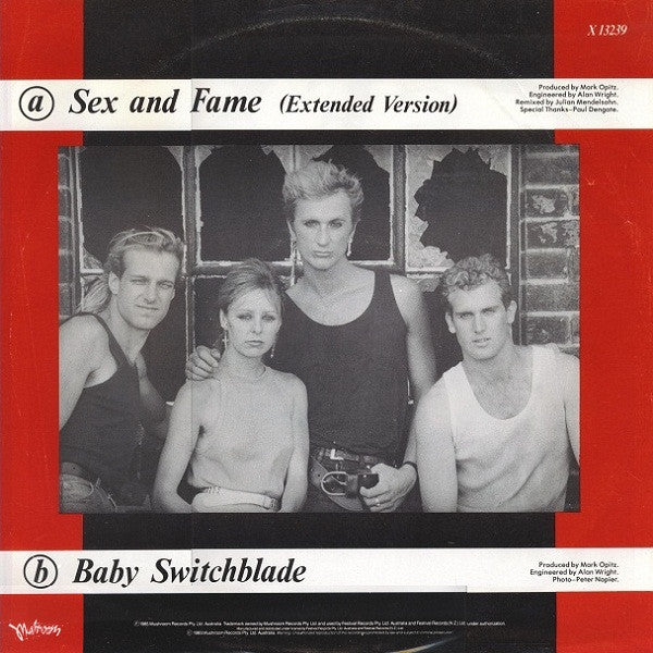 Jump Incorporated – Sex And Fame (VG+/VG+) – 12", AU 1985 - Image 2
