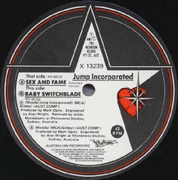Jump Incorporated – Sex And Fame (VG+/VG+) – 12", AU 1985 - Image 4