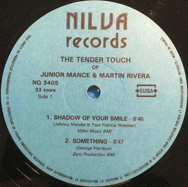 Junior Mance, Martin Rivera – The Tender Touch Of Junior Mance & Martin Rivera (Duo) (E/E) – LP, CH 1983 - Image 3