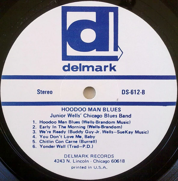 Junior Wells' Chicago Blues Band, Buddy Guy – Hoodoo Man Blues (VG/VG) – LP, US 1974 - Image 4