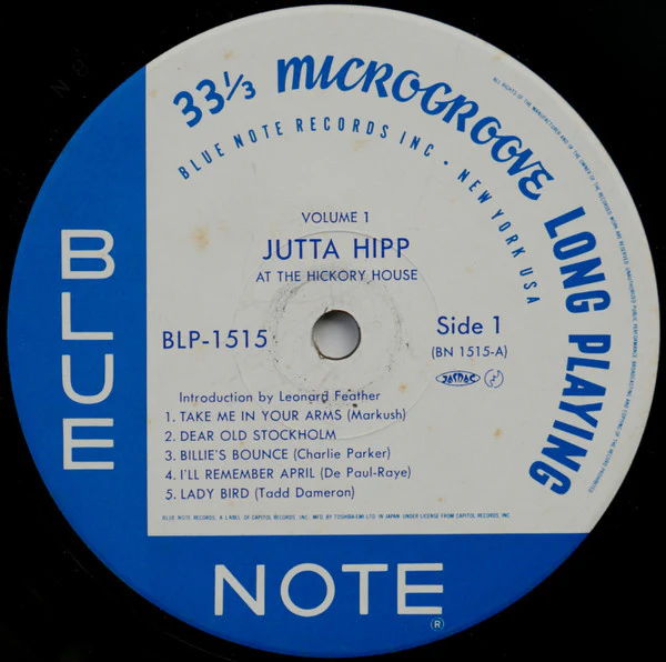 Jutta Hipp – At The Hickory House Volume 1 (NM/E) – LP, JP 1994, No OBI - Image 5