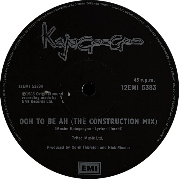 Kajagoogoo – Ooh To Be Ah (The Construction Mix) (VG/VG) – 12", UK 1983 - Image 3