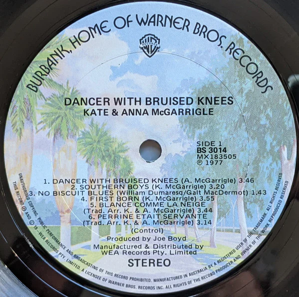 Kate & Anna McGarrigle – Dancer With Bruised Knees (VG+/VG+) – LP, AU 1978 - Image 3