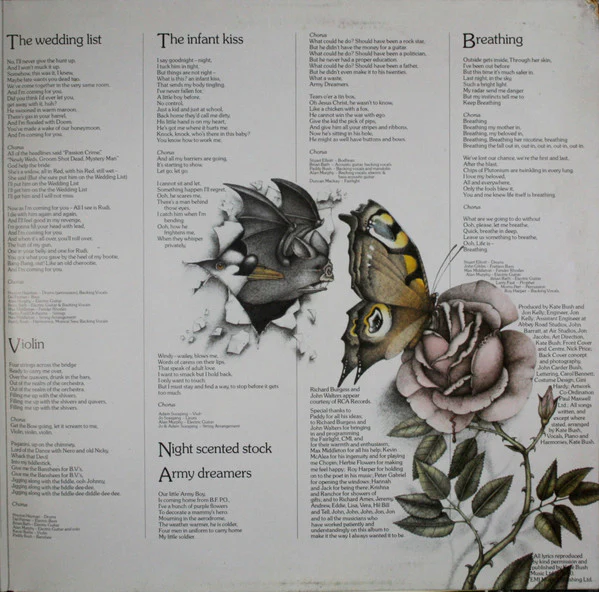Kate Bush – Never For Ever (VG+/VG+) – LP, NL 1980 - Image 3