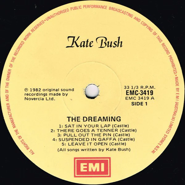 Kate Bush – The Dreaming (VG/VG) – LP, AU 1982 - Image 3