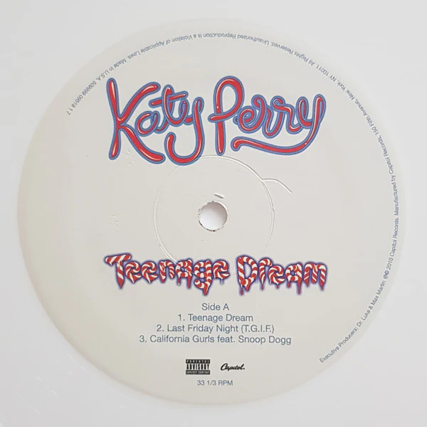 Katy Perry – Teenage Dream (VG+/VG+) – 2xLP, US 2010 - Image 4