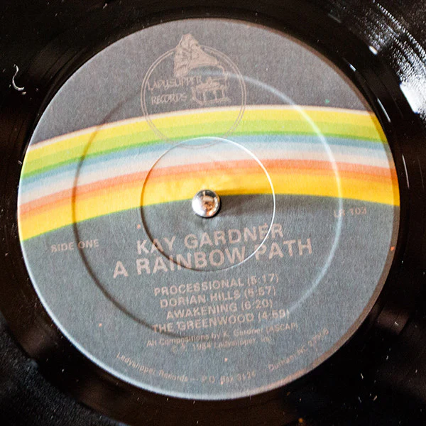 Kay Gardner – A Rainbow Path (VG+/VG) – LP, US 1984 - Image 3