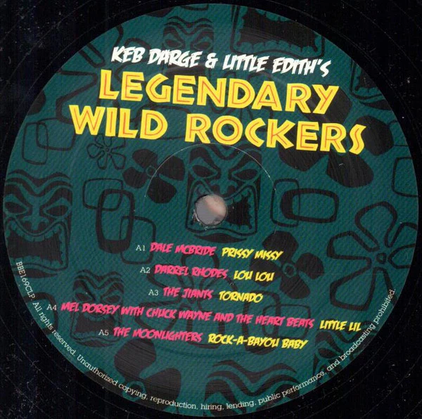 Keb Darge, Little Edith – Keb Darge & Little Edith's Legendary Wild Rockers (VG+/VG+) – 2xLP, UK 2011 - Image 4