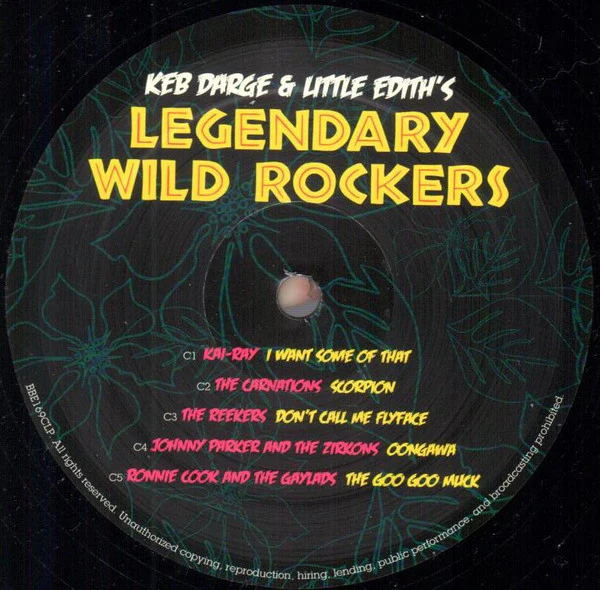 Keb Darge, Little Edith – Keb Darge & Little Edith's Legendary Wild Rockers (VG+/VG+) – 2xLP, UK 2011 - Image 6