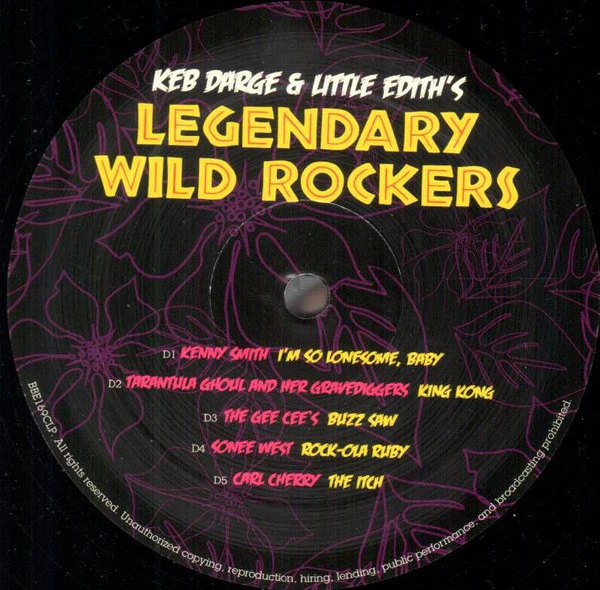 Keb Darge, Little Edith – Keb Darge & Little Edith's Legendary Wild Rockers (VG+/VG+) – 2xLP, UK 2011 - Image 7
